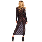 Leg Avenue Long Sleeved Long Dress UK 6 to 12 > Clothes > Dresses and Chemises